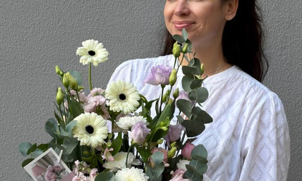 Композиция в сиреневых оттенках 